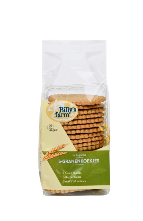 Billy's Farm Biscuits 5-céréales bio 175g